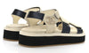 CHANEL Suede Calfskin Velcro "Ivory" 