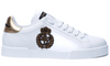 DOLCE &amp; GABBANA Patch-Embellished Sneakers 