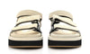 CHANEL Suede Calfskin Velcro "Ivory" 
