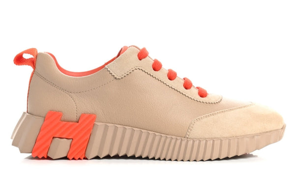 Hermès Goatskin Suede Goatskin Bouncing"Beige Sarrasin"