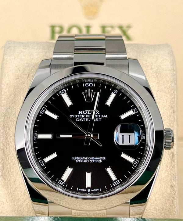 Rolex Datejust 41 Black Dial