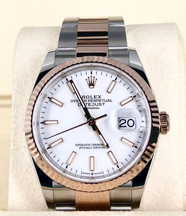 Rolex Datejust 36 18K Rose Gold Like New