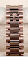 Day-Date 40 Rose Gold 18K 2018 Green Olive dial Mint condition unpolished full set