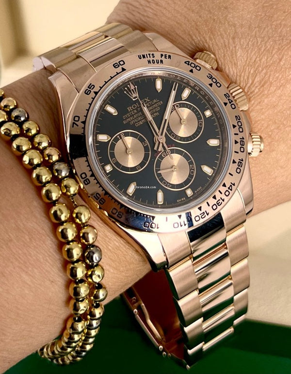 Daytona Black Dial Rose Gold Mint