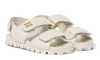 Miu Miu matelassé logo-plaque sandals "white" 