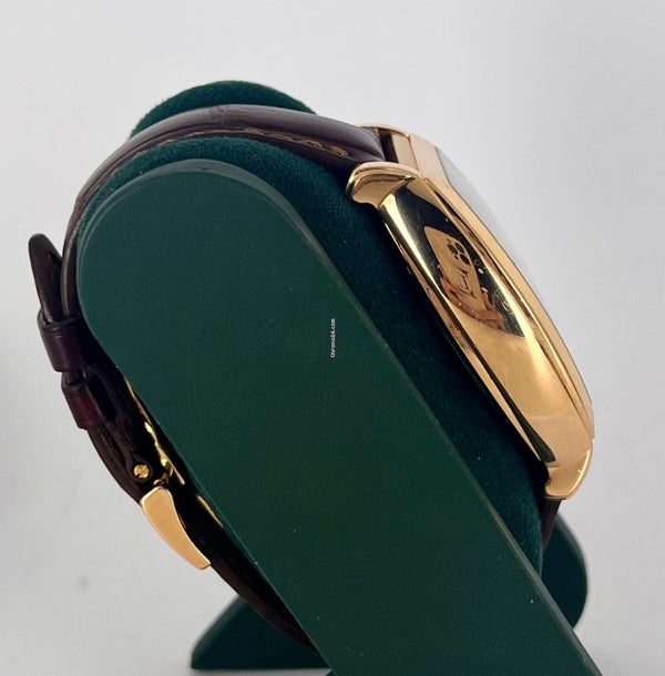 Tonneau Regulator Rose gold 18k box papers Mint Tourbillon unpolished
