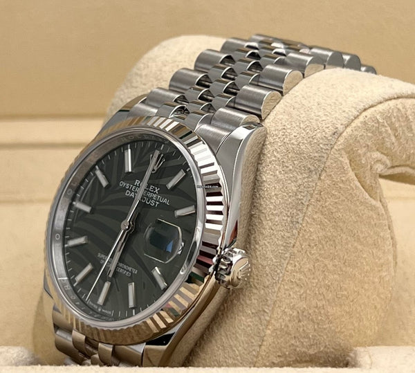 Datejust 36mm Green Palm
