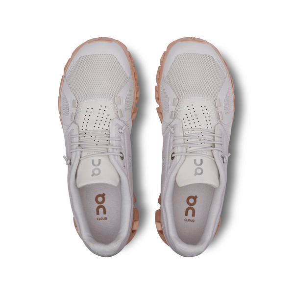 On Running - Cloud 5 Sand/Rosebrown Sneaker (Women)