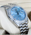 Day Date 40 PLATINUM PRINCESS CUT DIAMONDS SET ALL FACTORY 2022 MINT