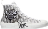 Dior And Shawn B23 High Top Bee Embroidery Shoes for Unisex