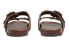Gucci slide sandal "Brown GG suede"