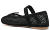 Miu Miu mesh-design ballet flats "Black" 