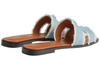 Hermes Sandals Oran "bleu clair" 