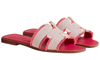 Hermes Sandals Oran "framboise" 