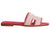 Hermes Sandals Oran "framboise" 