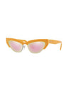 Miu Miu Women Sunglasses Ochre -- --