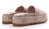 Gucci Platform Slide Sandal 'Jumbo GG - Beige Light Pink' 