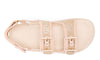 Gucci crystal-embellished monogram-pattern sandals "Blush Beige" 