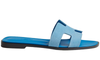 Hermes Sandals Oran "blue cameo" 