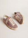 Glitter Super-Star LTD with suede star and silver "LAST PIECES" tag