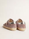Glitter Super-Star LTD with suede star and silver "LAST PIECES" tag