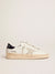Stardan with ice grey suede star and blue heel tab