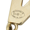 Chanel Gold "CHA"/"NEL" Letter Drop Earrings