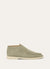 Open Walk Ankle Boots in Military Grey Suede