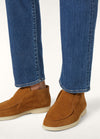 Open Walk ankle boots in Suède Cocoa