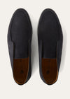 Open Walk ankle boots in Navy Suede