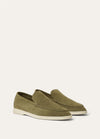 Men's Murano Green Suede Summer Walk Loafers