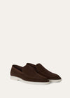 Men's Chocolate Suede Summer Walk Loafers