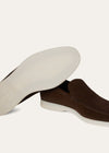 Men's Chocolate Suede Summer Walk Loafers