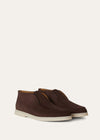 Open Walk ankle boots in Suède Chocolate