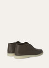 Open Walk Brown Leather Ankle Boots