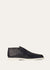 Classic Blue Leather Open Walk Ankle Boots