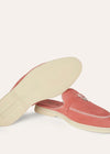 Women's Red Suede Charms Walk Babouche Loafers