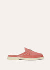 Women's Red Suede Charms Walk Babouche Loafers