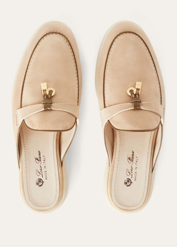 Babouche Charms Walk Moccasins in Camel Suede