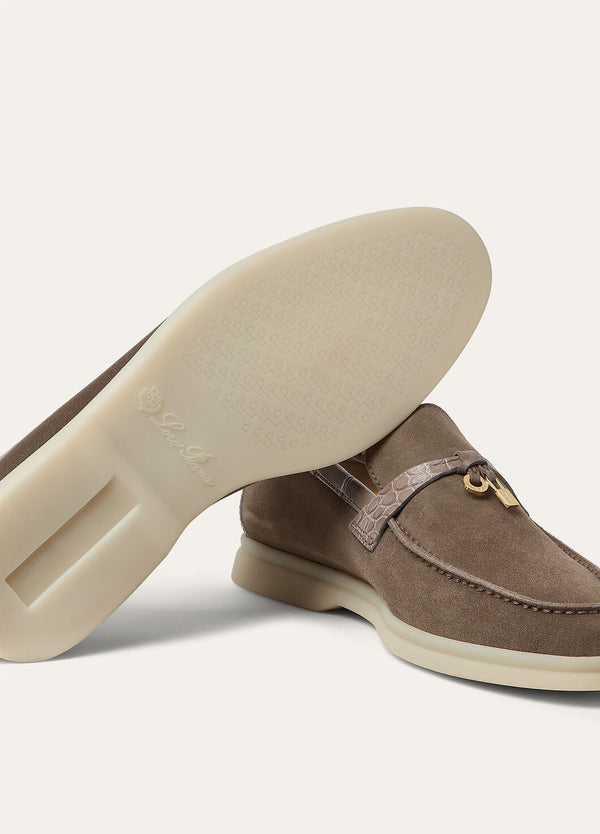 Women's Summer Charms Walk Loafers in Grey Suede
