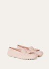 Women's Plum Dot Sole Walk Leather Loafers