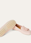 Women's Plum Dot Sole Walk Leather Loafers