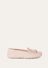 Women's Plum Dot Sole Walk Leather Loafers