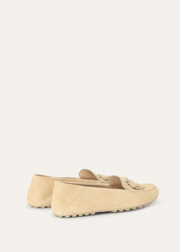 Women's Melonpan Suede Dot Sole Walk Loafers