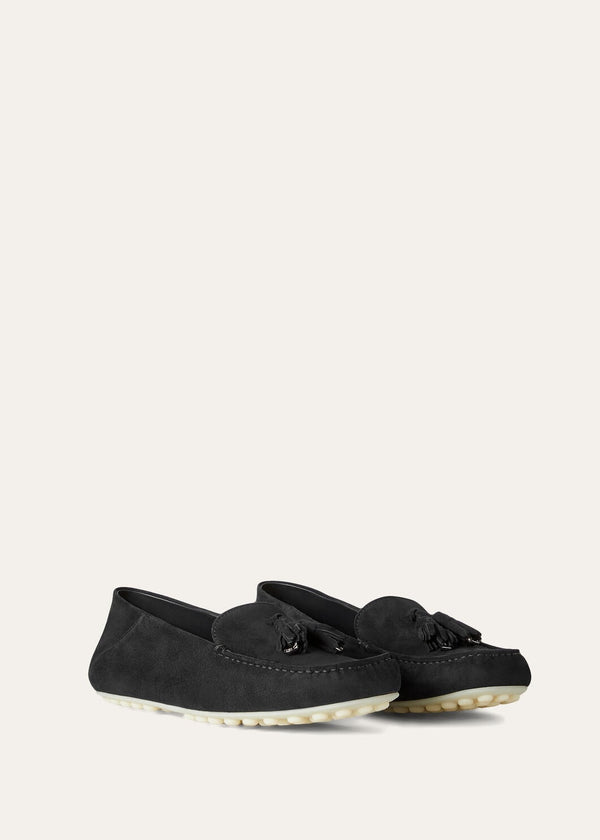 Women's Caviar Suede Dot Sole Walk Loafers