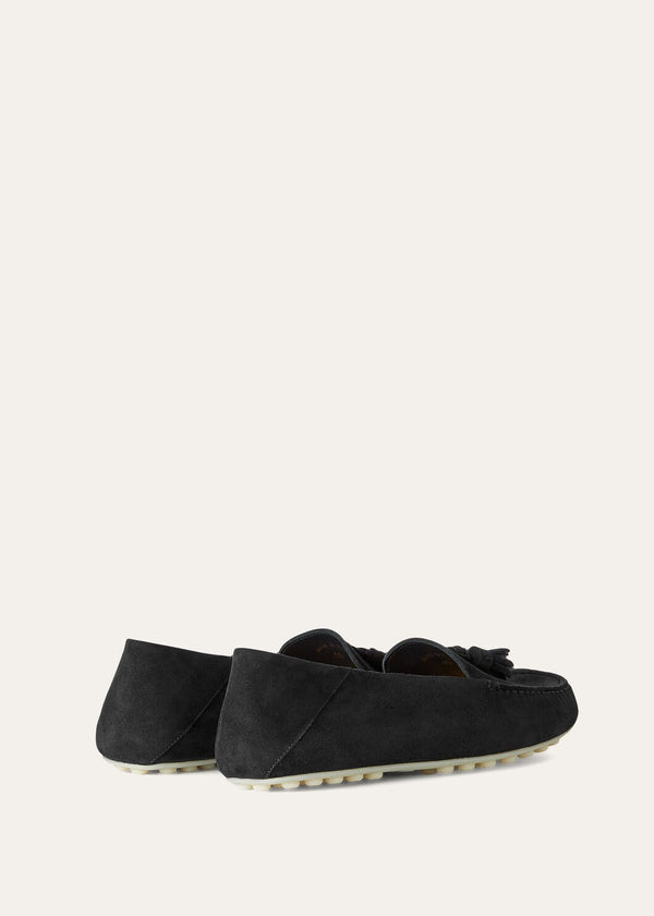 Women's Caviar Suede Dot Sole Walk Loafers