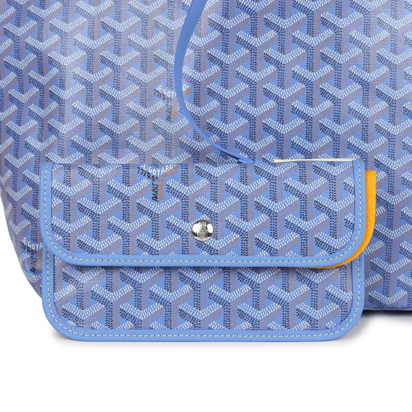 Goyard Goyardine Iris St. Louis PM Tote Bag Palladium Hardware