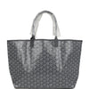Goyard Goyardine Gray St. Louis PM Tote Bag Palladium Hardware