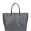 Goyard Goyardine Gray Anjou PM Embroidered Elephant Tote Palladium Hardware