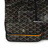 Goyard Goyardine Black Boheme Hobo Bag Palladium Hardware